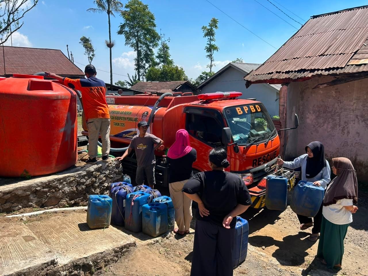 75,4 Juta Liter Air Bersih Sudah Disalurkan ke Wilayah Kekeringan Jateng