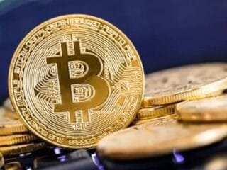 Ilustrasi Bitcoin.