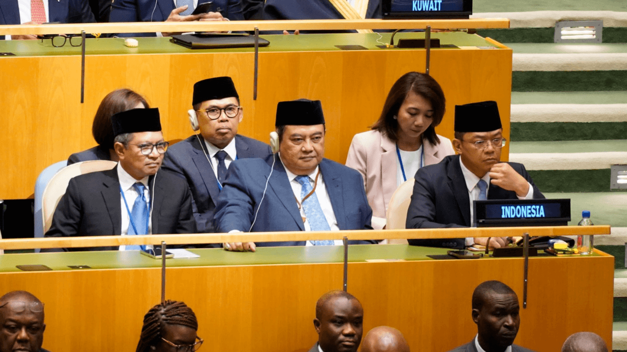 Menlu Sugiono menghadiri Sidang Majelis Umum PBB di New York.