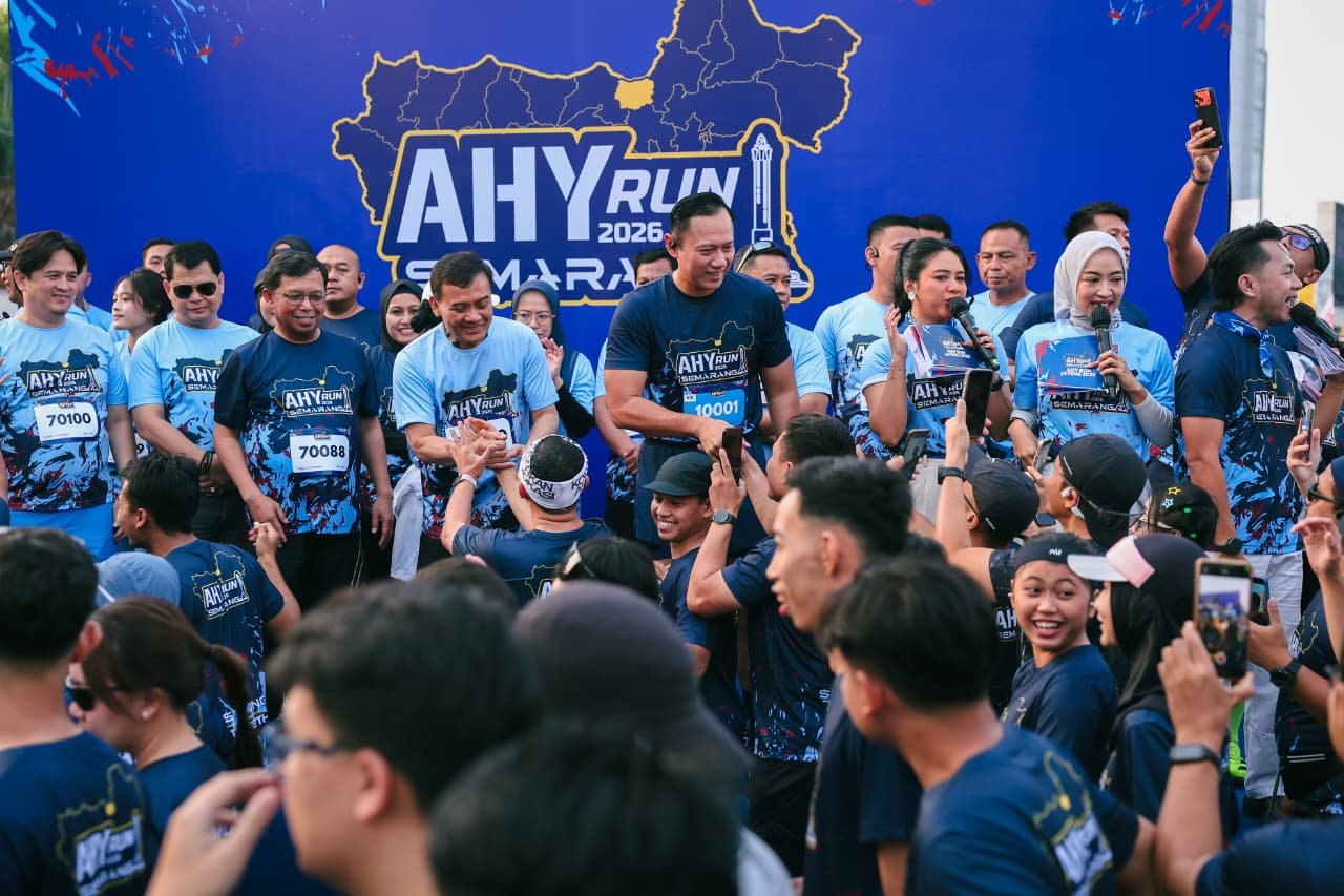 Sport Tourism di Jawa Tengah Terus Menggeliat, AHY Run 2026 Sedot Ribuan Pelari